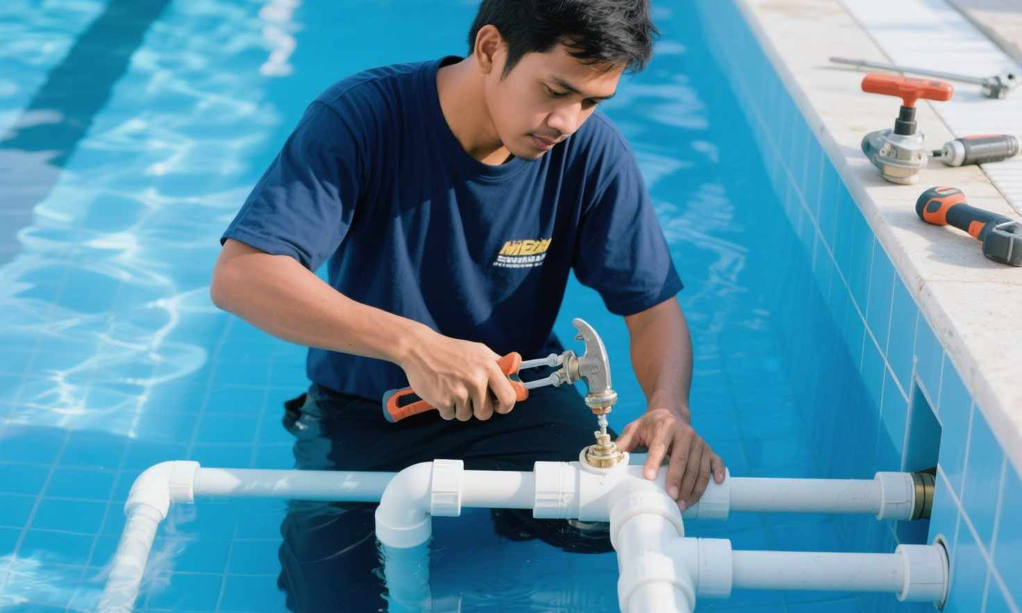 Jasa Instalasi Pipa & Plumbing Kolam Renang Profesional 2
