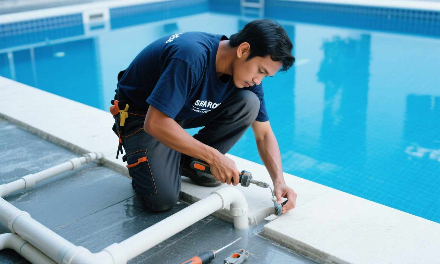 Jasa Instalasi Pipa & Plumbing Kolam Renang Profesional 3