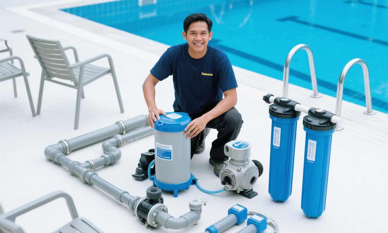 Jasa Peralatan Kolam Renang Lengkap & Profesional 3