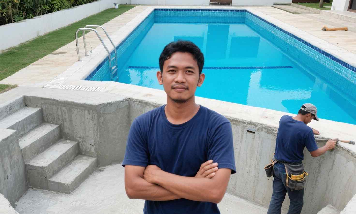 Kontraktor Kolam Beton & Fiber Minimalis Terpercaya 3