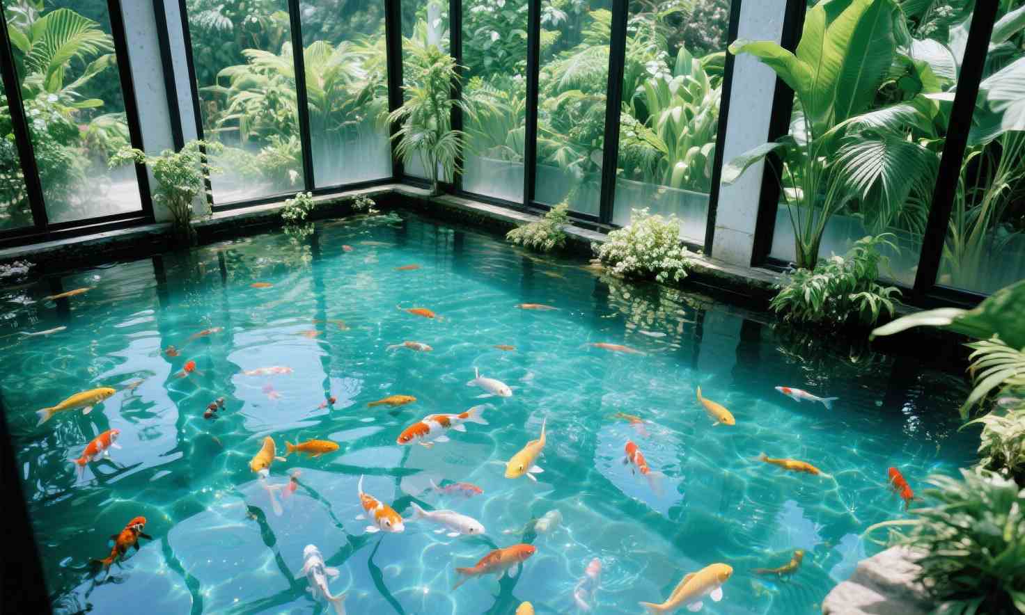 jasa kontraktor kolam ikan hias 2