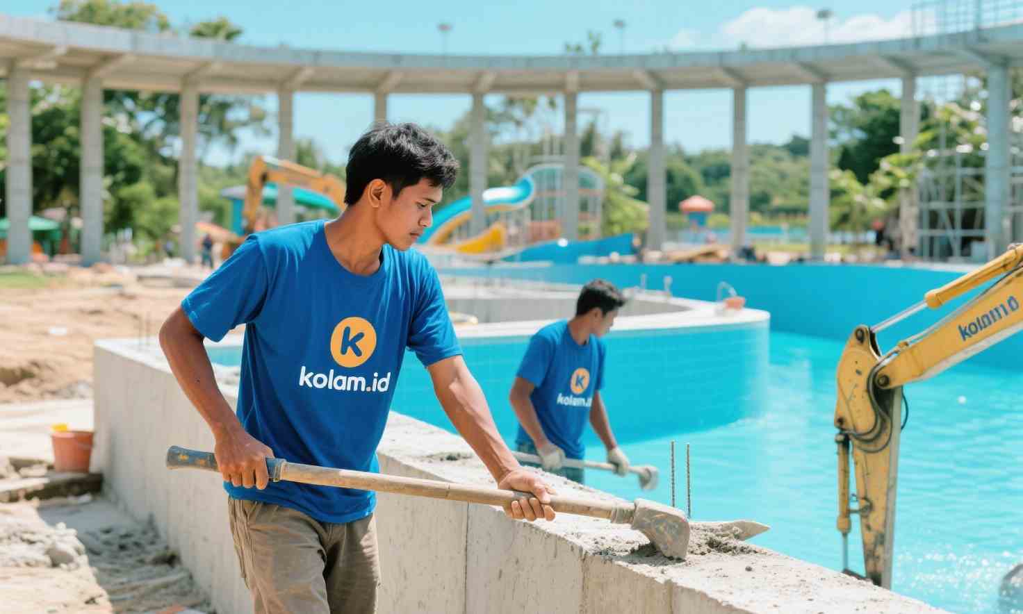 kontraktor pembuatan kolam renang waterpark 2