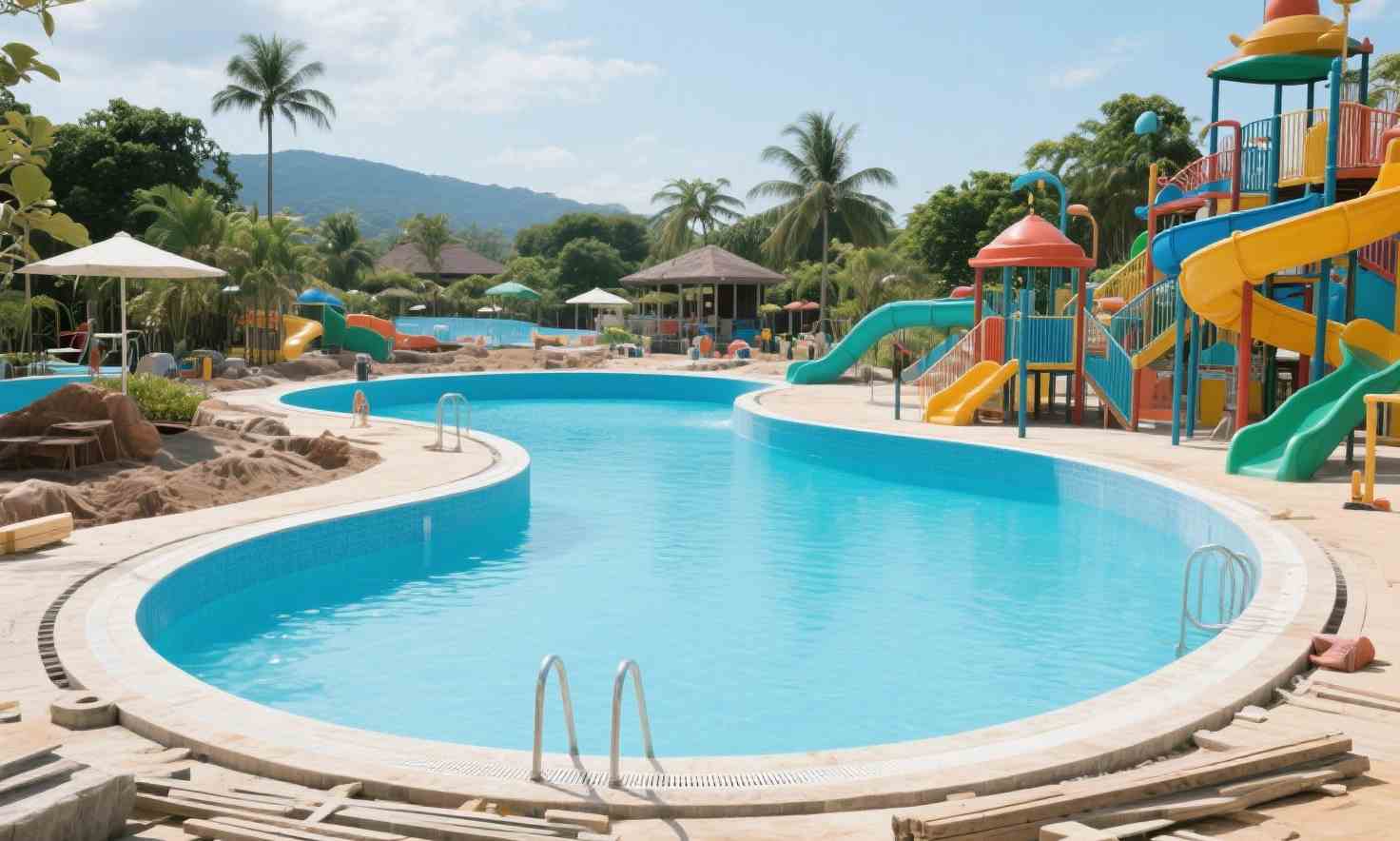 kontraktor pembuatan kolam renang waterpark 6