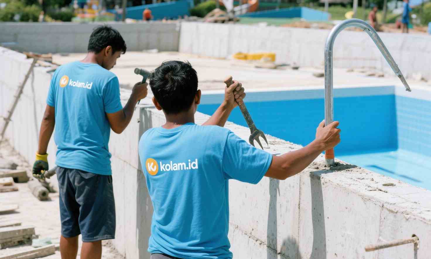 kontraktor pembuatan kolam renang waterpark 7