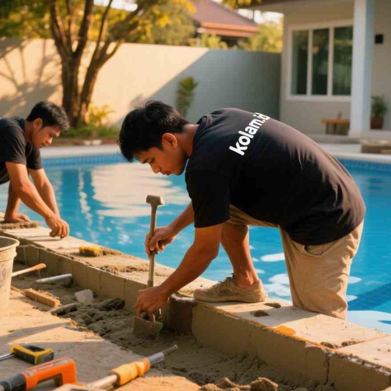 Jasa Kontraktor Kolam Renang Pribadi Profesional & Terpercaya 3